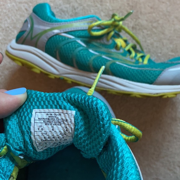 Merrell sneakers sz 7.5 - Picture 4 of 5